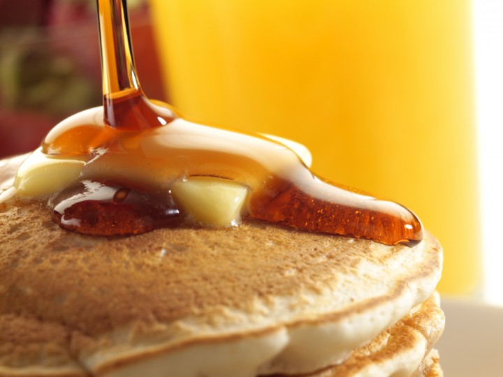 Sweet honey pancakes